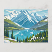 Alaska-Ansichtskarte Postkarte (Vorderseite)