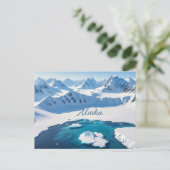 Alaska-Ansichtskarte Postkarte (Stehend Vorderseite)