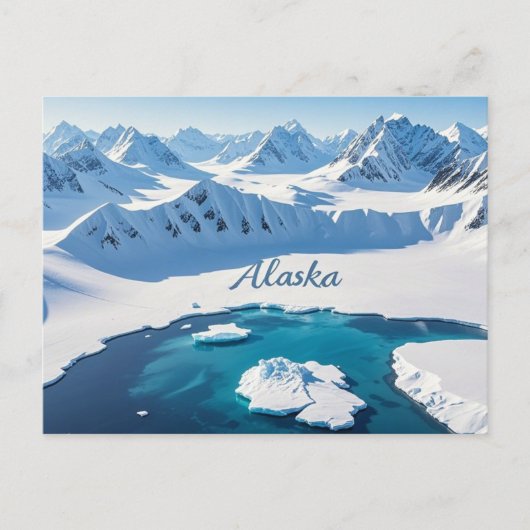 Alaska-Ansichtskarte Postkarte (Vorderseite)