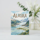 Alaska-Ansichtspostkarte Postkarte (Stehend Vorderseite)