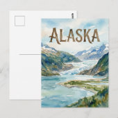 Alaska-Ansichtspostkarte Postkarte (Vorne/Hinten)