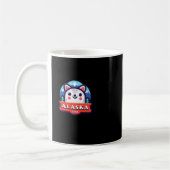 Alaska auf dem US-Aufkleber Kaffeetasse (Links)
