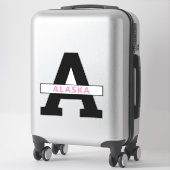 Alaska Aufkleber (Koffer)