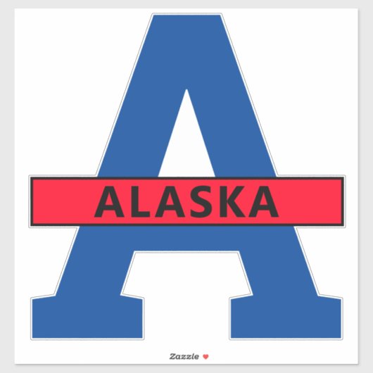 Alaska Aufkleber (Blatt)