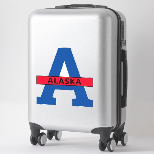 Alaska Aufkleber (Koffer)