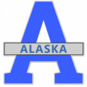 Alaska Aufkleber (Vorderseite)