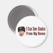Alaska aus meinem Haus Magnet (Vorderseite/Rückseite)