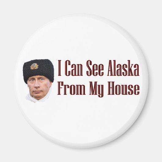 Alaska aus meinem Haus Magnet (Vorne)