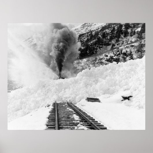 Alaska Avalanche: Anfang der 1900er Poster (Vorne)