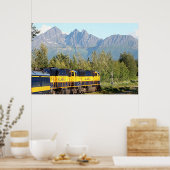 Alaska Bahn & Berge Poster (Küche)