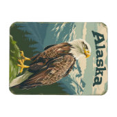Alaska Bald Eagle Magnet (Horizontal)