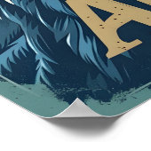 Alaska Bald Eagle Portrait Poster (Ecke)