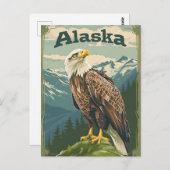 Alaska Bald Eagle Postkarte (Vorne/Hinten)