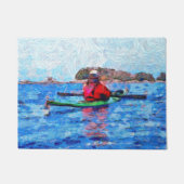 Alaska Baranof Islands Kayaking Painterly Fußmatte (Vorderseite)