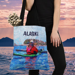 Alaska Barenoff Islands Kayaking Painterly Tasche