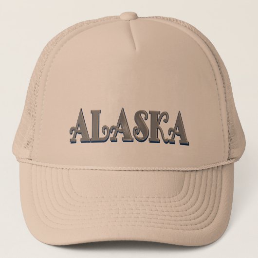 Alaska Baseball Cap Truckerkappe (Vorderseite)
