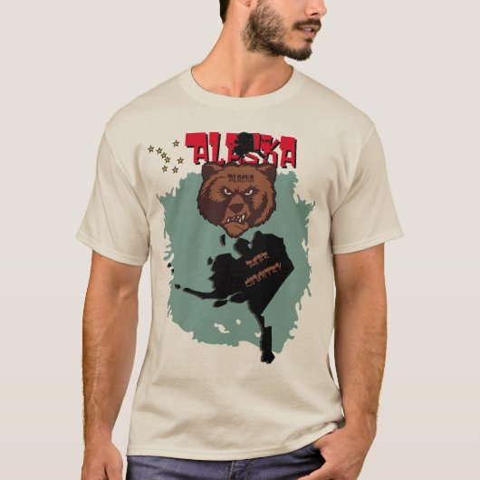 Alaska Bear Country T-Shirt (Vorderseite)