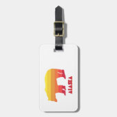 Alaska Bear Gepäckanhänger (Vorderseite vertikal)