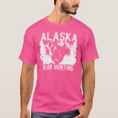 Alaska Bear Jagd Bogenschütze Bow T-Shirt (Vorderseite)