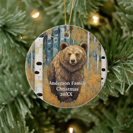 Alaska Bear Keramik Ornament (Baum)
