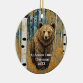 Alaska Bear Keramik Ornament (Rechts)