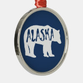 Alaska Bear Ornament Aus Metall (Rechts)
