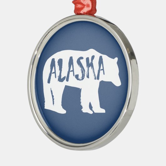 Alaska Bear Ornament Aus Metall (Links)
