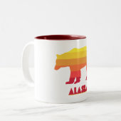 Alaska Bear Zweifarbige Tasse (Vorderseite Links)