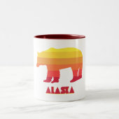 Alaska Bear Zweifarbige Tasse (Mittel)