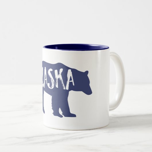 Alaska Bear Zweifarbige Tasse (VorderseiteRechts)