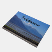 Alaska Beauty Welcome Doormat Fußmatte (Schrägansicht)