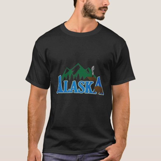 Alaska-Berg T-Shirt (Vorderseite)