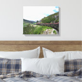 Alaska-Bergbahn Leinwanddruck (Insitu (Schlafzimmer))