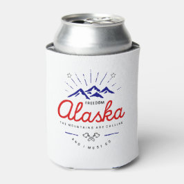 Alaska-Berge fordern, dass ich hellfarbig werde Dosenkühler