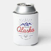 Alaska-Berge fordern, dass ich hellfarbig werde Dosenkühler (Kanne Rückseite)