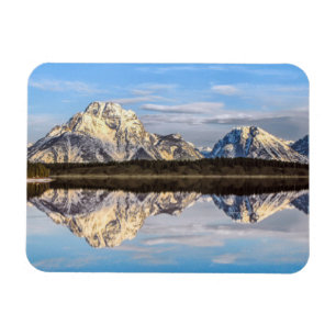 Alaska Berge Reflektion Foto Magnet