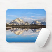 Alaska Berge Reflektion Foto Mousepad (Mit Mouse)