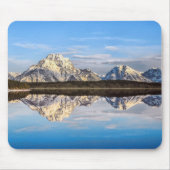 Alaska Berge Reflektion Foto Mousepad (Vorne)