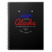 Alaska-Berge rufen mich an, ich muss dunkle Farbe Notizblock (Vorderseite)