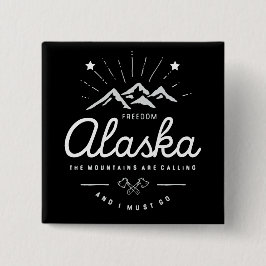 Alaska-Berge rufen mich an, ich muss Mono Dark Button