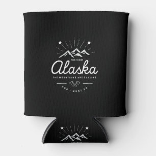 Alaska-Berge rufen mich an, ich muss Mono Dark Dosenkühler