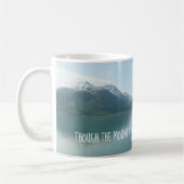 Alaska-Berge, Vers von Jesaja-54:10 Kaffeetasse (Links)