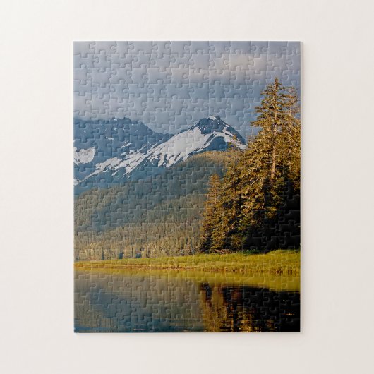 ALASKA BERGSEE JIGSAW PUZZLE (Vertikal)