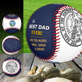 Alaska Best Vater, patriotische USA, Alaska Flag Baseball