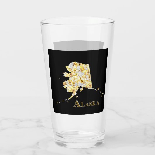 ALASKA BIER GLASS GLAS (Rückseite)