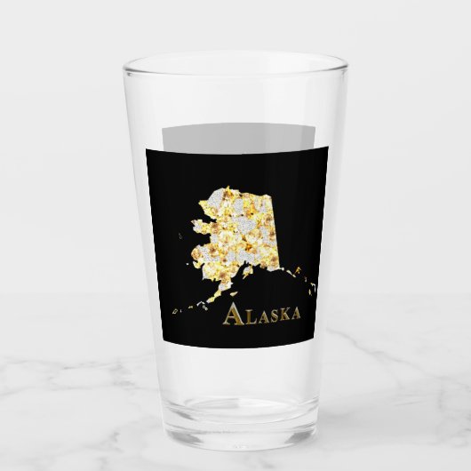 ALASKA BIER GLASS GLAS (Vorderseite)