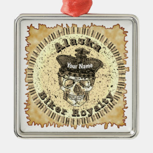 Alaska Biker Ornament Aus Metall