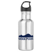 Alaska Bitte Edelstahlflasche (Vorderseite)