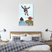 Alaska Blanket Toss - Barrow, Alaska Leinwanddruck (Insitu (Schlafzimmer))