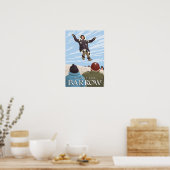 Alaska Blanket Toss - Barrow, Alaska Poster (Küche)